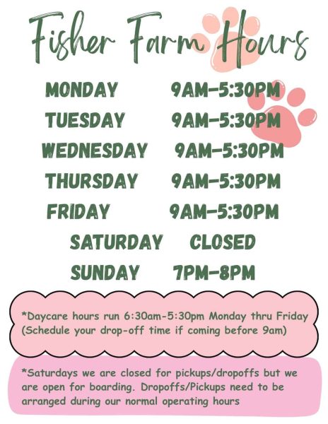 FISHER FARM HOURS